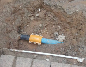 东河水管漏水检测的情况